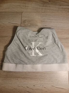 Calvin Klein Grey Strapped Tank Top